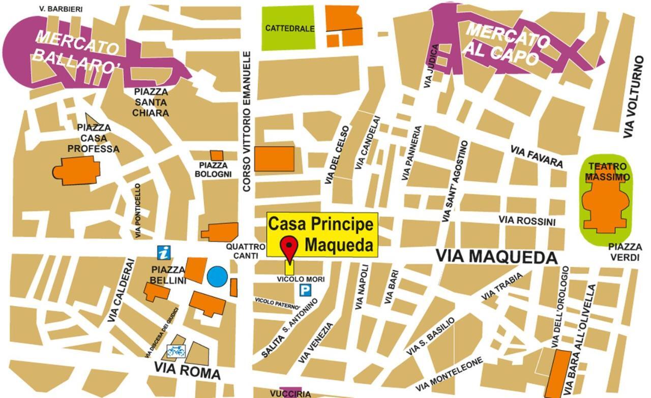 Casa Principe Maqueda Apartment Palermo Exterior foto